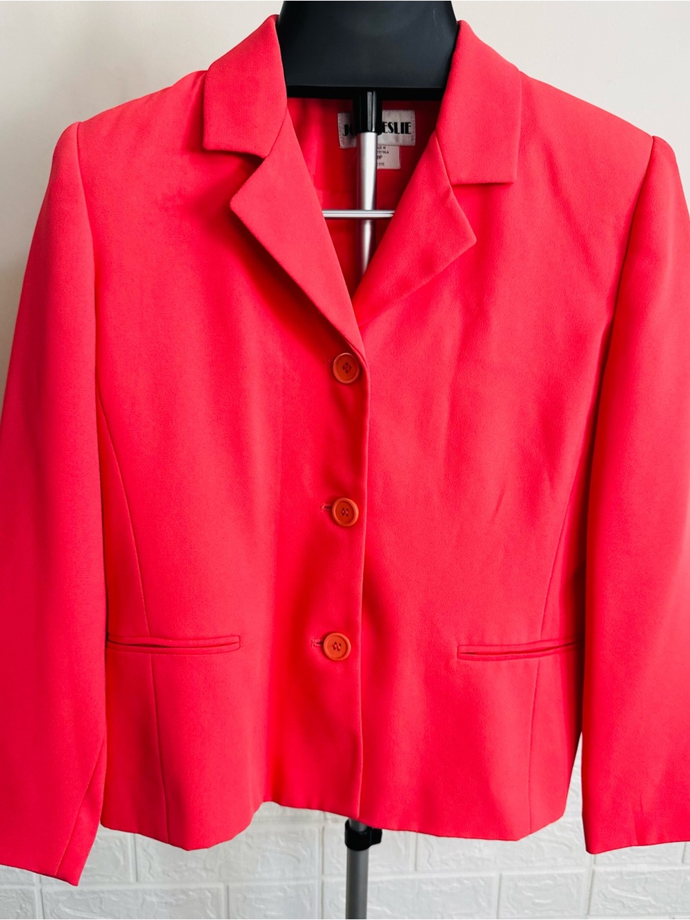 Peach Women’s Tailored Blazer Jacket - Jones New York